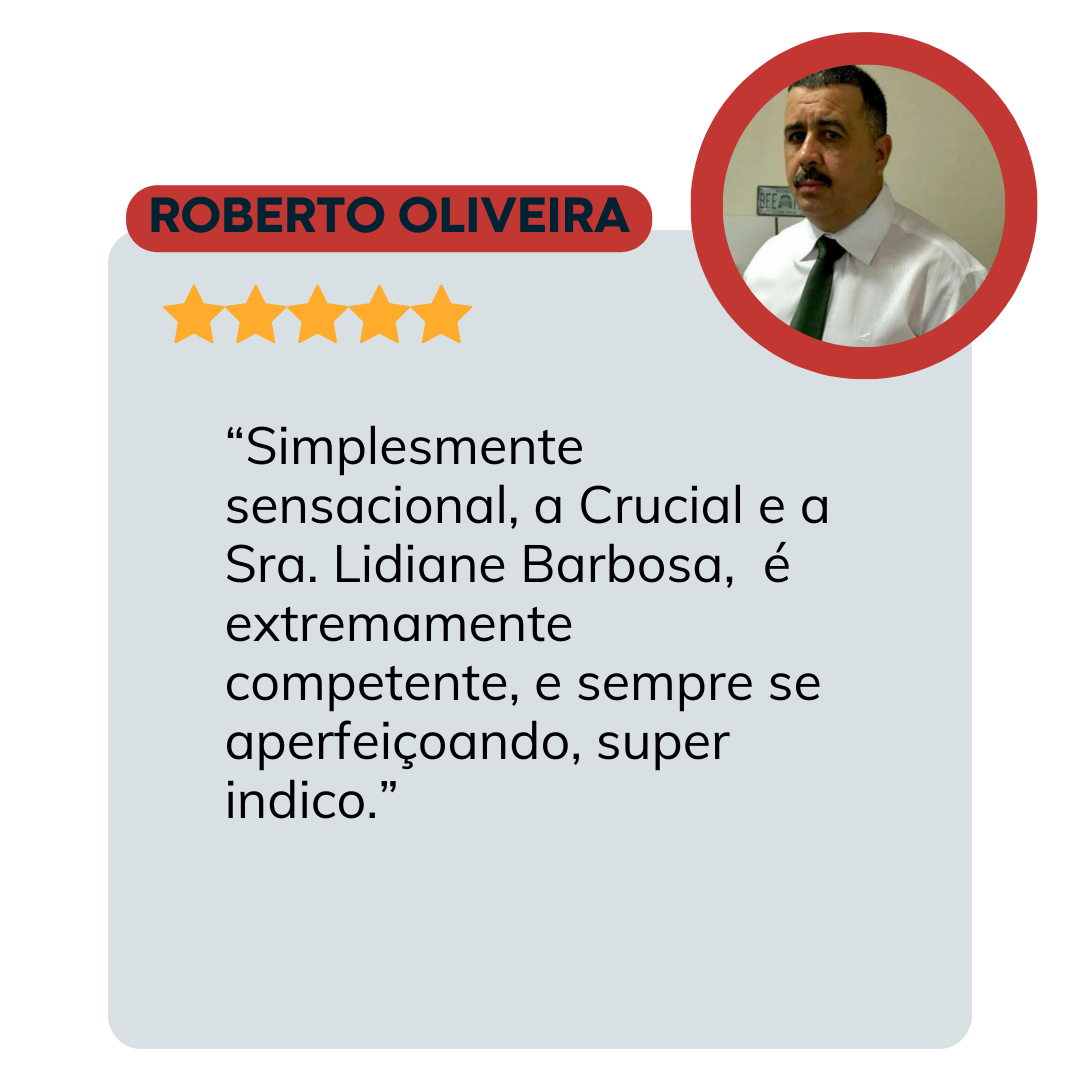 Depoimento Roberto Oliveira - Crucial Coaching e Treinamento